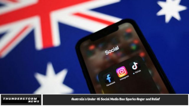 Australia's under-16 social media ban sparks anger and relief