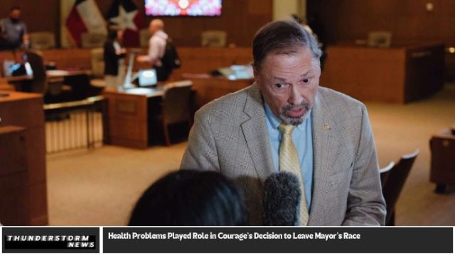 Health problems played role in Courage’s decision to leave mayor’s race