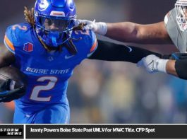 Jeanty powers Boise State past UNLV for MWC title, CFP spot