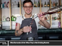 What Bartenders Drink When They’re Not Drinking Alcohol