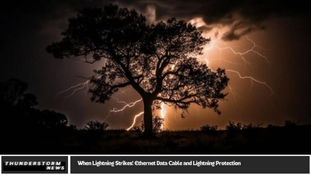 When Lightning Strikes! Ethernet Data Cable and Lightning Protection